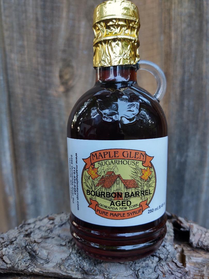 Bourbon Barrel Aged Maple Syrup 250 ml/8.45 oz - Maple Glen Sugar House